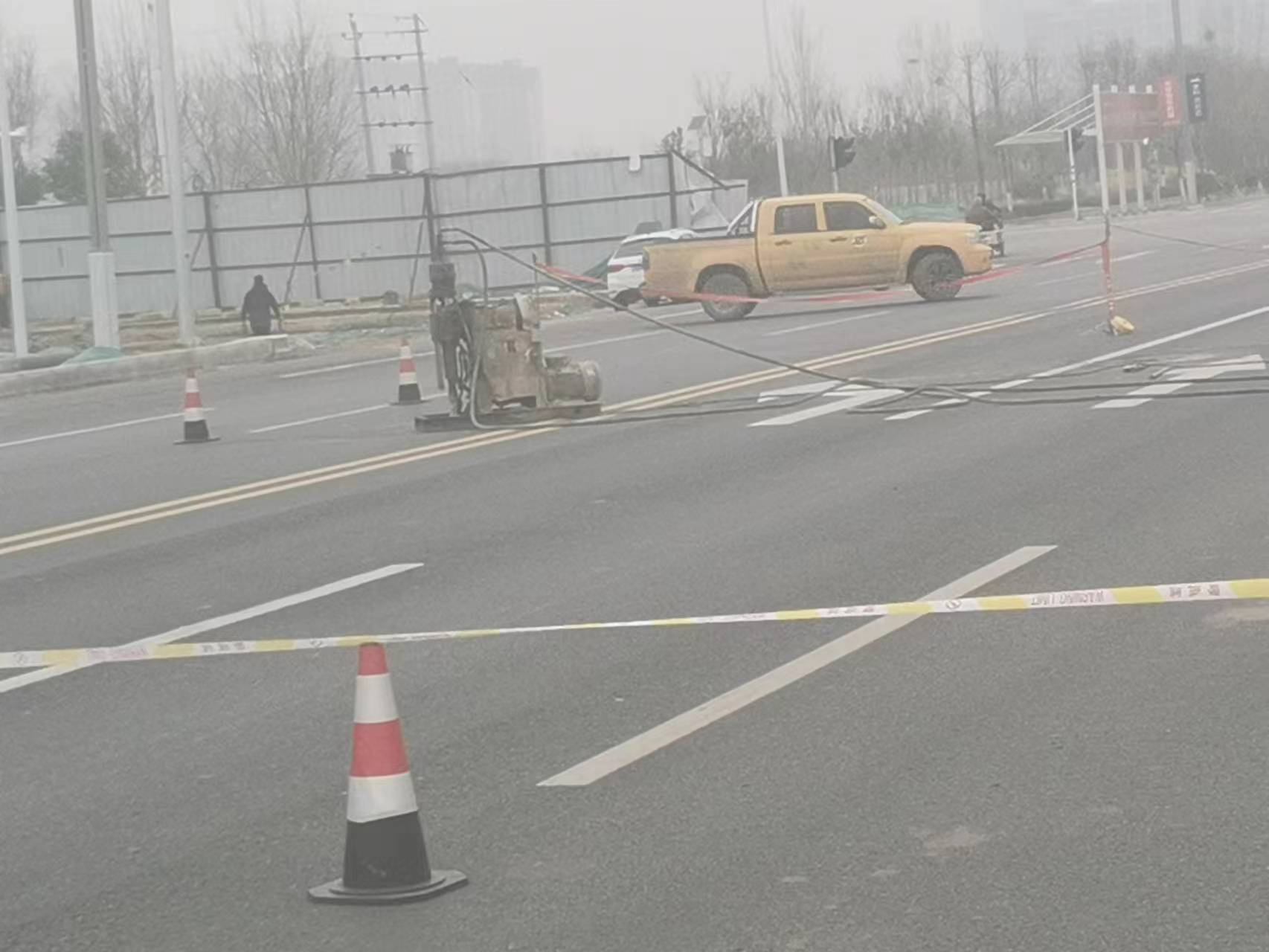广河公路路基沉陷注浆